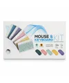 Imeng BJ190 Bluetooth Şarjlı Klavye Mouse Seti Siyah
