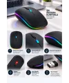 İnce Ergonomik Tasarım 2.4G Kablosuz LED Mouse