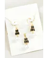 İnci Zirkon Taşlı Set Kolye