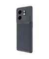 İnfinix Smart 9 Kılıf Auto Focus Karbon Kapak - Lacivert