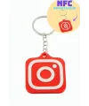 InstagramLogolu 3D Baskılı NFC Anahtarlık