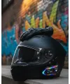 Intercom Mesafeli Ipx6 Suya Dayanıklı Kask Kulaklık Sistemi