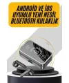 İos Android Uyumlu Bluetooth Kulaklık Kablosuz Kulaklık Yüksek Basslı