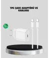 İos Uyumlu 20w Usb-c Hızlı Şarj Cihazı Telefon Ve Tablet İçin