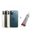 iPhone 12 PRO MAX Arka Batarya Pil Kapağı GÜMÜŞ (B