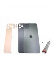 iPhone 13 PRO Arka Batarya Pil Kapağı GÜMÜŞ (B7000
