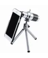 Iphone 5 5s - Iphone 4 4s Için Alüminyum 14x Optik Zoom Yakından Görüntü Çekme Dürbün
