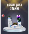 İphone, Airpods Ve Akıllı Saat Uyumlu Çoklu Şarj Cihazı
