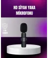 İphone Uyumlu Çift Mikrofonlu Kablosuz Yaka Seti Profesyonel Ses