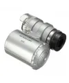 Iphone5 Için Uyumlu Kapaklı Lens Mikroskop Taşınabilir Mini Cep Boyutu Led Mikroskop No.9882ip5ii