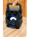 Işıklı Bluetooth Hoparlör Müzik Ve Renkli Işık Taşınabiilir