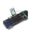 Işıklı Oyuncu Q Klavye Mouse Seti Siyah Gaming Oyuncu Klavye