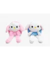 Işıklı Peluş Oynar Kulaklı My Melody ve Cinnamoroll Sırt Çantası