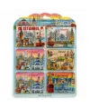 İstanbul Temalı Ahşap Buzdolapı Süsü Magnet 6Lı Set