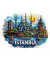 İstanbul Temalı Silikon Buzdolapı Süsü Magnet IEG5373