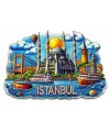 İstanbul Temalı Silikon Buzdolapı Süsü Magnet IEG5375
