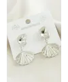 İstiridye Metal Küpe