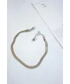 İtalyan Zincir Halhal - Gümüş