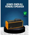 J-ıpox P520 Bluetooth Hoparlör 8w Güçlü Ses Solar Şarj Fm Radyo