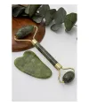 Jade Roller Gua Sha Taşı Seti