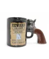 Jesse James Wanted İlanlı Tabanca Porselen Kupa Bardak