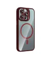 Joko Apple İphone 14 Pro Max Remim Lensli Magsafe Standlı Kapak - Bordo
