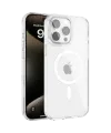 Joko Apple iPhone 15 Pro Max Gleam PC Sert Magsafe Kılıf - Şeffaf