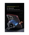 Joko Apple İphone 15 Pro Max Kılıf Aramid 600d Kevlar Karbon Fiber Magsafe Kapak - Gri