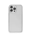 Joko Apple iPhone 15 Pro Max Metal Bumper Mat Kapak - Gümüş