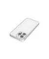 Joko Apple İphone 15 Pro Max Metal Bumper Mat Kapak - Gümüş
