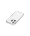 Joko Apple iPhone 15 Pro Max Metal Bumper Mat Kapak - Gümüş