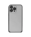Joko Apple İphone 15 Pro Max Metal Bumper Mat Kapak - Siyah