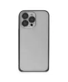 Joko Apple iPhone 15 Pro Max Metal Bumper Mat Kapak - Siyah
