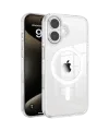 Joko Apple iPhone 16 Gleam PC Sert Magsafe Kılıf - Şeffaf