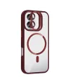 Joko Apple İphone 16 Plus Remim Lensli Magsafe Standlı Kapak - Bordo