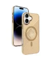 Joko Apple İphone 16 Stella Pc Sert Magsafe Kılıf - Gold