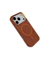 Joko Apple İphone 17 Pro Max Luno Deri Magsafe Kapak - Kahverengi