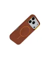 Joko Apple İphone 17 Pro Max Luno Deri Magsafe Kapak - Kahverengi