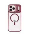 Joko Apple İphone 17 Pro Max Remim Lensli Magsafe Standlı Kapak - Bordo