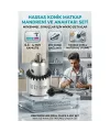 JT0 Konik Mandren Seti | 0.3-4mm Hassas Matkap Ucu Tutucu Anahtarlı 723172
