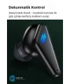 K55 Tws Pro Oyuncu Kulaklığı 3d Stereo Ses Extra Bass Işıklı Mikrofonlu Bluetooth Kablosuz Kulaklık