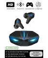 K55 Tws Pro Oyuncu Kulaklığı 3d Stereo Ses Extra Bass Işıklı Mikrofonlu Bluetooth Kablosuz Kulaklık