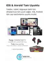 K98 Pro Oyuncu Hd Ses Mikrofonlu Işıklı Metal Kasa İos Android Uyumlu Bluetooth Kablosuz Kulaklık