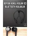 Kablolu Boyun Askılı Dijital Göstergeli Bluetooth Kulaklığı 60 Saat