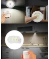 Kablosuz 3 Lü Spot Led Lamba Seti Uzaktan Kumandalı Enerji Tasarruflu Aydınlatma