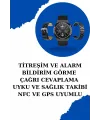 Kablosuz Bluetooth Bağlantılı Kulaklık Ve Dokunmatik Ekran Akıllı Saat Arama Cevaplama