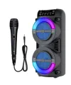 Kablosuz Bluetooth Hoparlör Led Işıklı Usb Ve Tf Kart Destekli