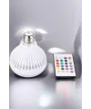 Kablosuz Bluetooth Hoparlör Led Lamba