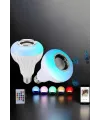 Kablosuz Bluetooth Hoparlör Led Lamba