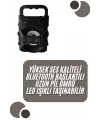 Kablosuz Bluetooth Hoparlör Ses Bombası Rgb Işıklı Taşınabilir Yüksek Ses Kaliteli